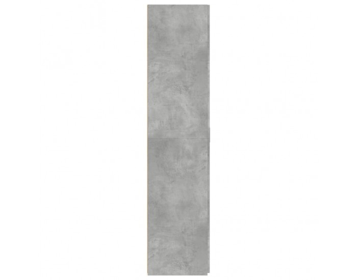 Sonata H Висок шкаф, бетонно сив, 70x42,5x185 см, инженерно дърво