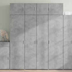 Sonata H Висок шкаф, бетонно сив, 80x42,5x185 см, инженерно дърво - Corpuri, vitrine, biblioteci modulare