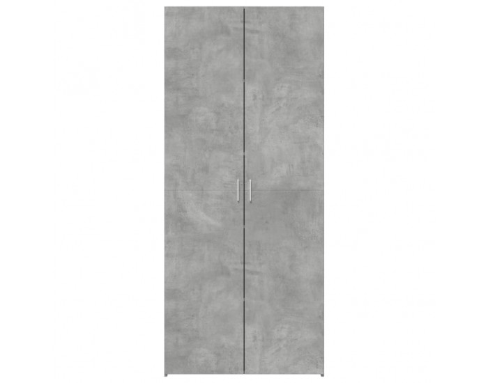 Sonata H Висок шкаф, бетонно сив, 80x42,5x185 см, инженерно дърво