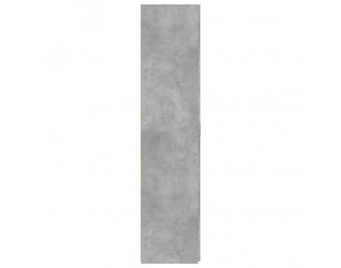 Sonata H Висок шкаф, бетонно сив, 80x42,5x185 см, инженерно дърво