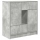 Sonata H Бюфет с чекмеджета и вратички, бетонно сив, 70,5x34x74,5 см