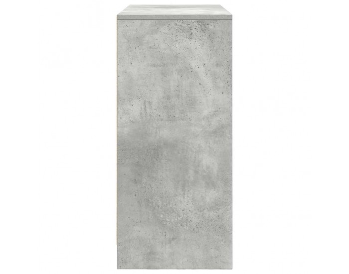 Sonata H Бюфет с чекмеджета и вратички, бетонно сив, 70,5x34x74,5 см