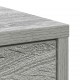 Sonata H Бюфет с чекмеджета и вратички, сив сонома, 70,5x34x74,5 см