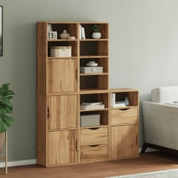 Sonata H Странични шкафове 5 бр. ODDA 40x24x79 cm борово дърво масив - Corpuri, vitrine, biblioteci modulare