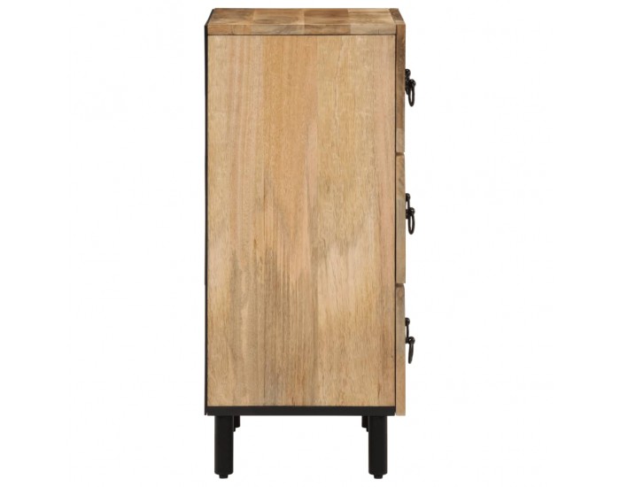 Sonata H Странични шкафове 2 бр 60x33x75 см манго масивно дърво