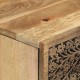 Sonata H Странични шкафове 2 бр 60x33x75 см манго масивно дърво