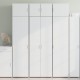 Sonata H Висок шкаф, бял, 70x42,5x185 см, инженерно дърво