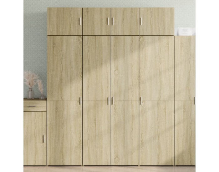 Sonata H Висок шкаф, сонома дъб, 80x42,5x185 см, инженерно дърво