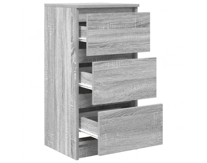 Sonata H Бюфет сив сонома 37,5x35x76 см инженерно дърво