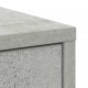 Sonata H Бюфет с чекмеджета и вратички, бетонно сив, 73x31x90 см
