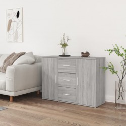 Sonata H Бюфет, сив сонома, 91x29,5x65 см, инженерно дърво - Living