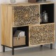 Sonata H Страничен шкаф 80x33x75 см манго масивно дърво