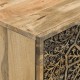 Sonata H Страничен шкаф 80x33x75 см манго масивно дърво