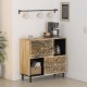 Sonata H Страничен шкаф 80x33x75 см манго масивно дърво