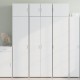 Sonata H Висок шкаф, бял, 70x42,5x185 см, инженерно дърво