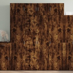 Sonata H Висок шкаф, опушен дъб, 80x42,5x185 см, инженерно дърво - Corpuri, vitrine, biblioteci modulare