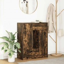 Sonata H Бюфет с чекмеджета и вратички, опушен дъб, 73x31x90 см - Living