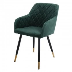Стол АМ-785-3 зелено кадифе - Scaune de dining