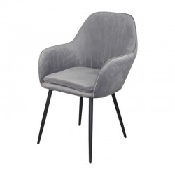 Стол АМ-711-2 сиво кадифе - Scaune de dining