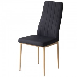 Стол AM-A-311B черен текстил - Scaune de dining