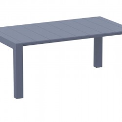 Маса Вегас разтегателна 180х220/100/75 тъмно сив - Grădină