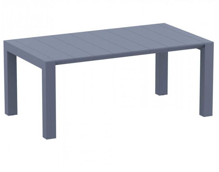 Маса Вегас разтегателна 180х220/100/75 тъмно сив