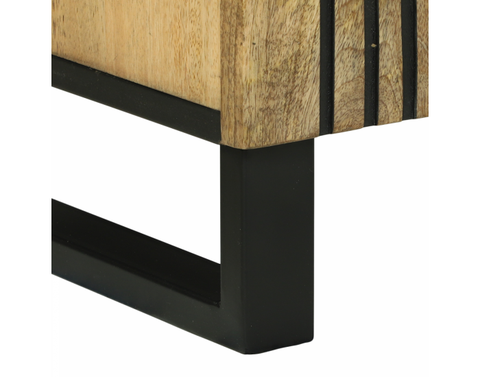 Sonata H Страничен шкаф 60x33.5x75 см от масивна мангова дървесина