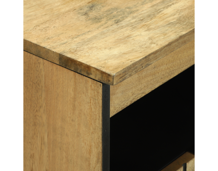 Sonata H Страничен шкаф 60x33.5x75 см от масивна мангова дървесина