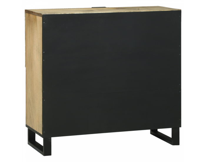 Sonata H Шкаф за съхранение 80x33.5x75 см от здраво дърво манго
