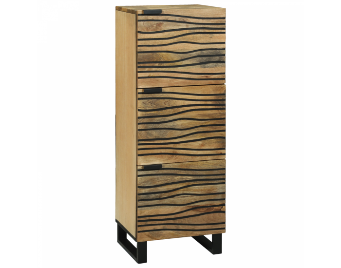Sonata H височинен бюфет 40x33.5x110 см от масивна мангова дървесина