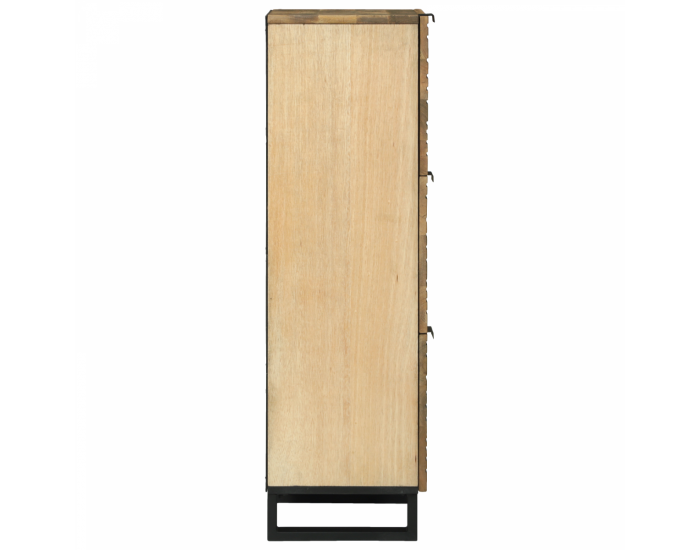 Sonata H височинен бюфет 40x33.5x110 см от масивна мангова дървесина