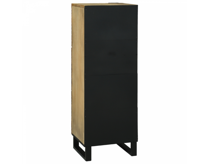 Sonata H височинен бюфет 40x33.5x110 см от масивна мангова дървесина
