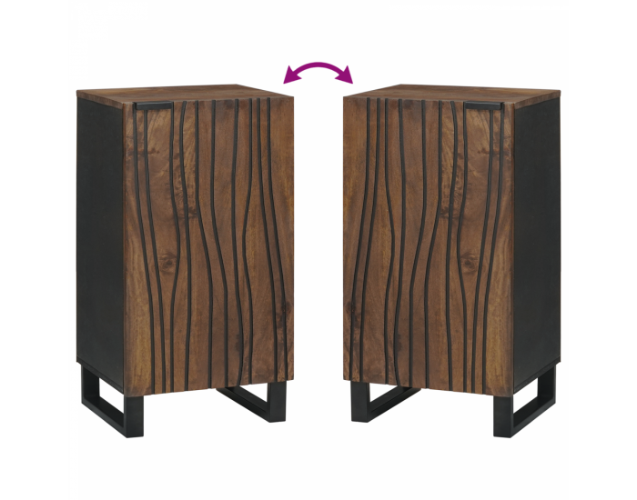 Sonata H Комод 40x33.5x75 см от масивно мангово дърво
