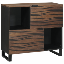 Sonata H Сайдборд 80x33.5x75 см солидно дърво манго - Corpuri, vitrine, biblioteci modulare