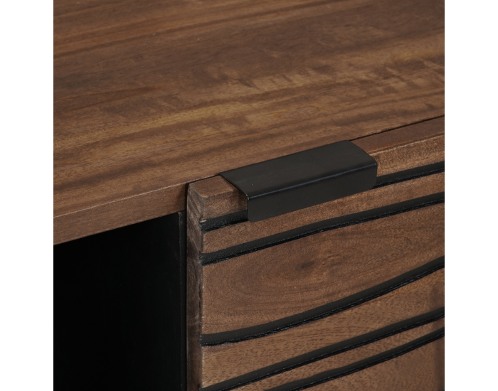 Sonata H Сайдборд 80x33.5x75 см солидно дърво манго