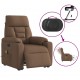 Sonata H Електрически изправящ масажен реклайнер стол кафяв текстил