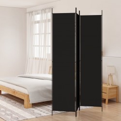 Sonata H Параван за стая, 3 панела, черен, 150x220 см, плат - Electrocasnice și accesorii pentru living