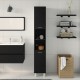 Sonata H Черен дъб за баня 30x30x179 см от инженерно дърво