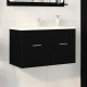 Sonata H Ракла за баня Черен дъб 90x38,5x46 см Инженерна дървесина