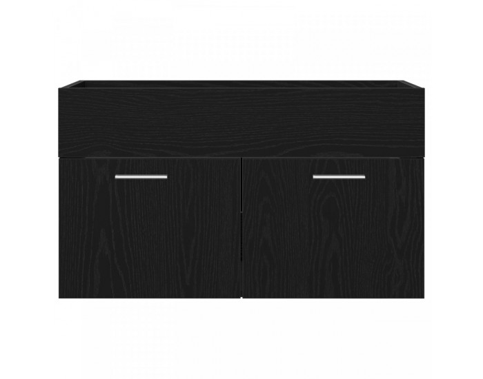 Sonata H Ракла за баня Черен дъб 90x38,5x46 см Инженерна дървесина