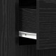 Sonata H Баня Кабинет Черно дъбово Инженерна дървесина 60 x 33 x 80 см