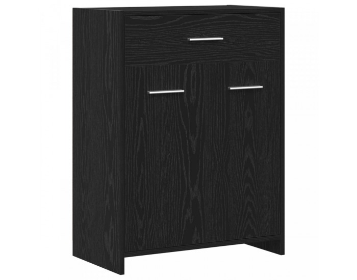 Sonata H Баня Кабинет Черно дъбово Инженерна дървесина 60 x 33 x 80 см