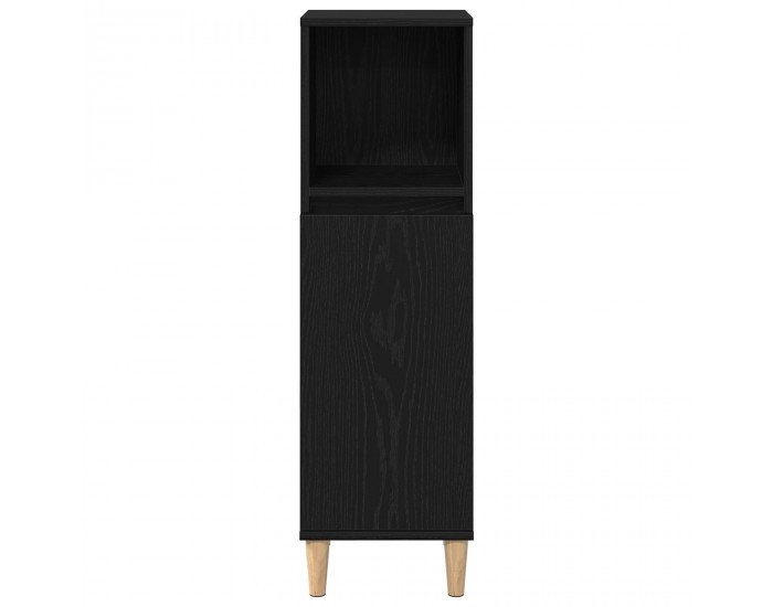 Sonata H Бюфет за баня Черен дъб 30x30x100 см Инженерна дървесина