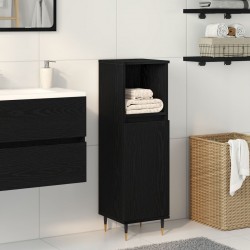 Sonata H Баня Кабинет Черен Дъб 30x30x100 см Инженерна Дървесина - Dulapuri de baie