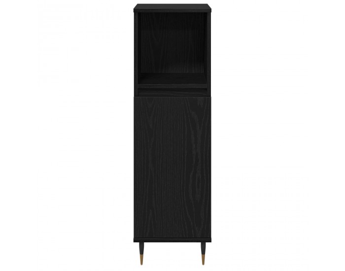 Sonata H Баня Кабинет Черен Дъб 30x30x100 см Инженерна Дървесина