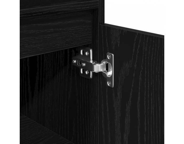 Sonata H Баня Кабинет Черен Дъб 30x30x100 см Инженерна Дървесина