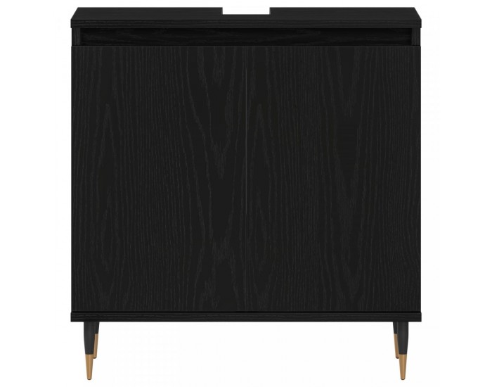 Sonata H Шкаф за мивка Черен дъб 58x33x60 см Инженерна дървесина