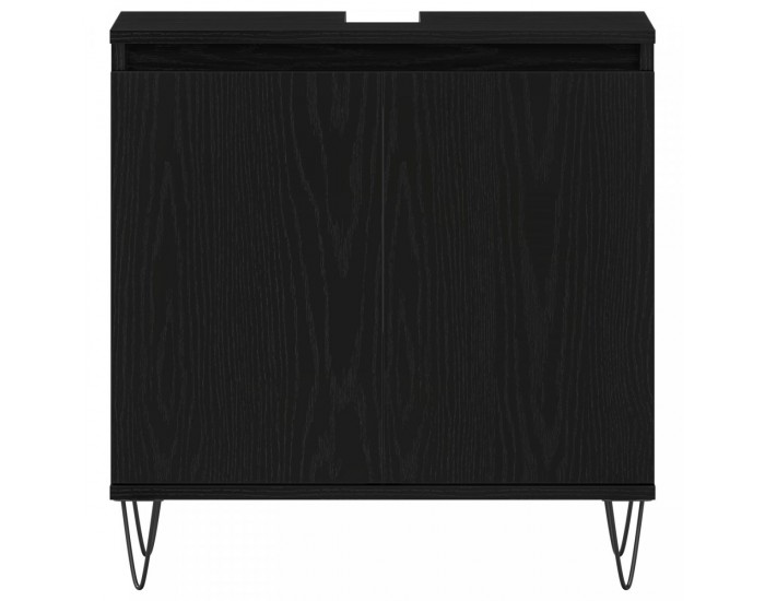 Sonata H Мивка за баня Черен дъб 58x33x60 см Инженерна дървесина