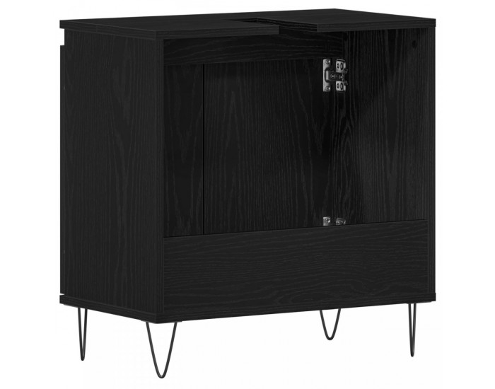 Sonata H Мивка за баня Черен дъб 58x33x60 см Инженерна дървесина