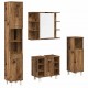 Sonata H Комплект мебели за баня от 4 части старо дърво инженерно дърво